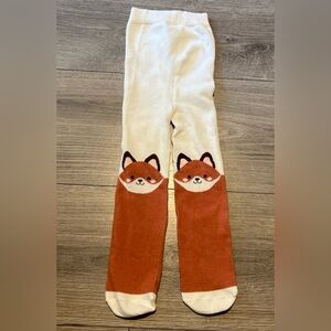 Cute Fox Design Tights